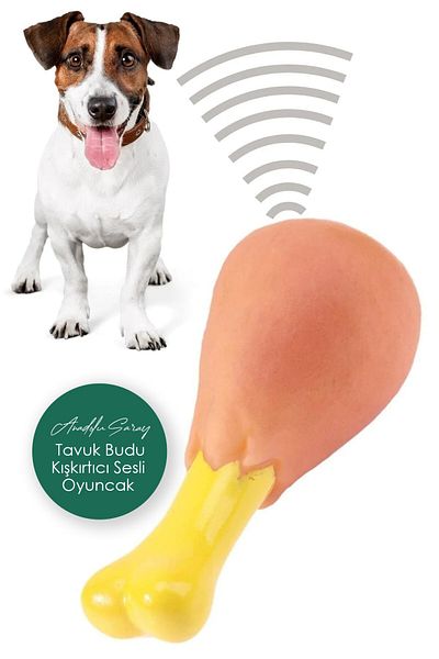 Anadolu Saray Çarşısı Cute Educational Fun Chicken Buddha Sound Toy for Dogs - 1 Piece