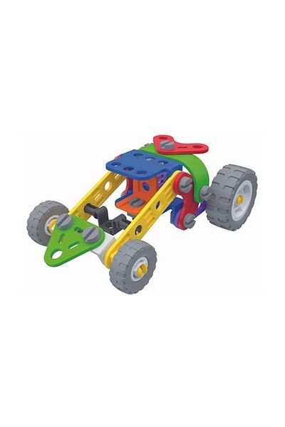 Roy Toy Unmountable Vehicles 63 Piece Rally DIY Game Set for Kids Ages 3+