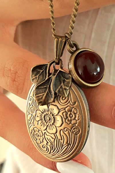 LADYMİRAGE قلادة مدلاة بغطاء خريفي