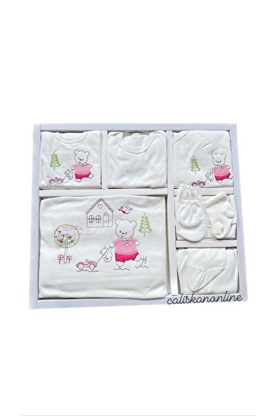 MİSİMOSİ BABY طقم خروج من المستشفى مكون من 10 قطع بنمط الدبدوب - طقم للأطفال ...