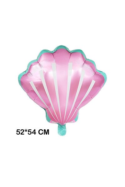 Patladı Gitti Seashell Foil Balloon 52*54 Cm Pink