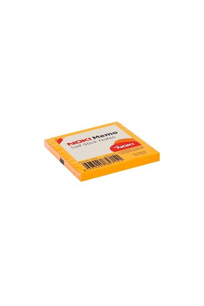 Noki 10 Pieces Postit 75mm X75mm Adhesive Paper 80 Sheets Orange