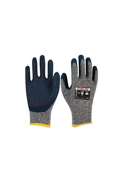 Starline Stl-1084 Köpük Nitril Puanlı Eldiven No:7