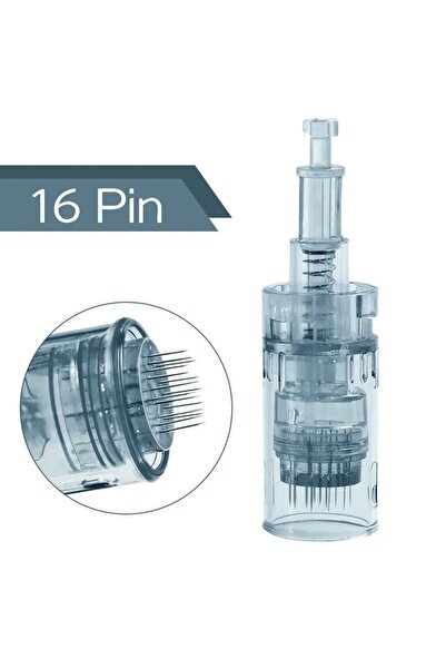 İthalSepeti 1 Adet Dr Pen M8 & A6s Uyumlu 16pin 0.18mm Dermapen Iğnesi