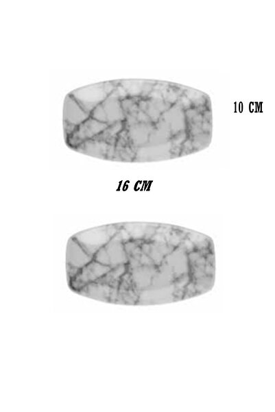 Kütahya Porselen طبق قارب للفطور مقاس 16 سم مكون من قطعتين
