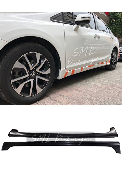 SML Dizayn Honda Civic Fb7 Modulo Yan Marşpiyel 2012-2016 (PLASTİK) Boyasız F...