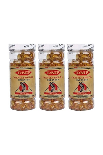 DMP Omega 3.6.9 - 1000 Mg Fish Oil, 3 Boxes of 600 Softgels