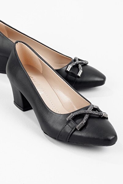 Adım Adım Жіночі чорні класичні туфлі на підборах