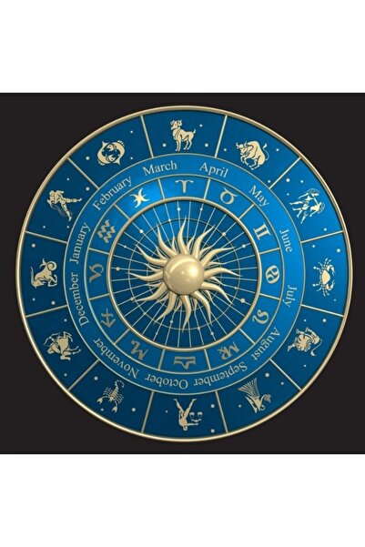 fırsatlar diyarı Astroloji Burçlar Sun Tarot Sunak Bezi / Tarot Örtüsü 75x75 Cm
