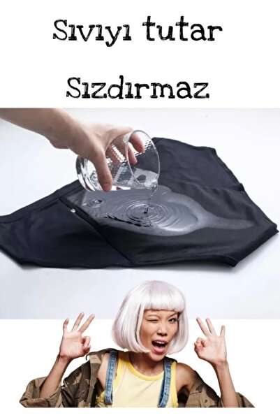 OverPazar 3 Adet Regl Külotu Kadın Özel Gün Külotu Hijyenik Ped Külotu Günlük Ped Külotu Iç Çamaşırı