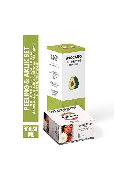 Avocado Peeling & Aklık Kremi Set