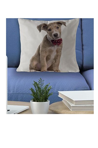 PETS & OTHERS وسادة رمي على شكل كلب ثلاثية الأبعاد مطبوعة رقمية مع حشوة داخلي...