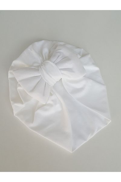 swan butik Κοριτσίστικο Baby Bonnet Λευκό