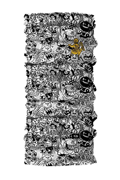 Buffalo Biker Buff Mask Neck Collar Outdoor Neck Collar Unisex Bandana Pack of 5