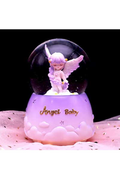 hediyeconcepti Sevgiliye Hediye Melek Kız Püskürtmeli Büyük Boy Işıklı Müzikl...