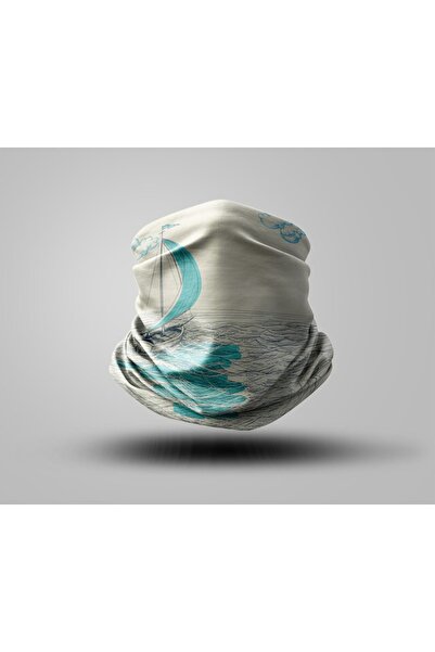 Buffalo طوق رقبة على شكل قناع راكب الدراجة النارية للجنسين، عبوة من 5 قطع