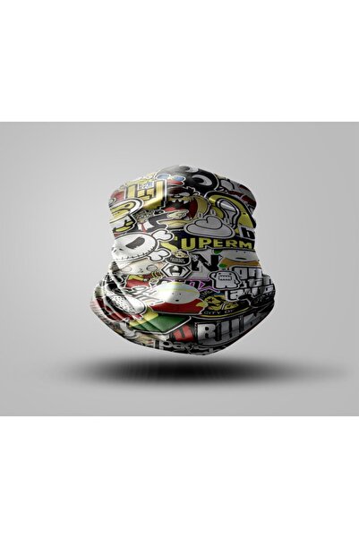 Buffalo Biker Buff Mask Neck Collar Outdoor Neck Collar Unisex Bandana Pack of 5