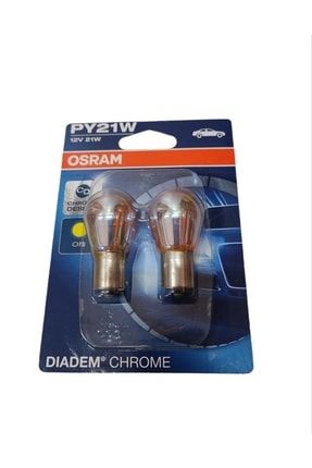 Osram 7507dc Diadem Sinyal Ampulu Krom 2 Adet Py21w 12v 21w
