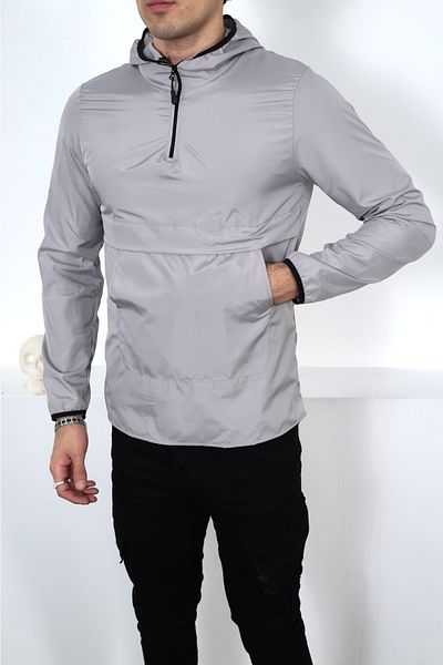 ModaTEKS Unisex Λεπτό αδιάβροχο τσέπης καγκουρό