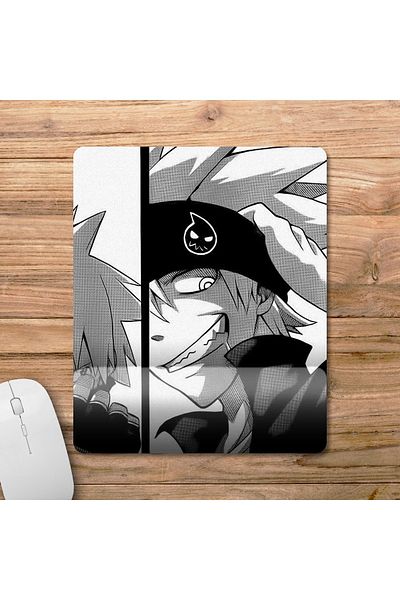 Pixxa لوحة ماوس مع مسند للمعصم من Soul Eater موديل - 4