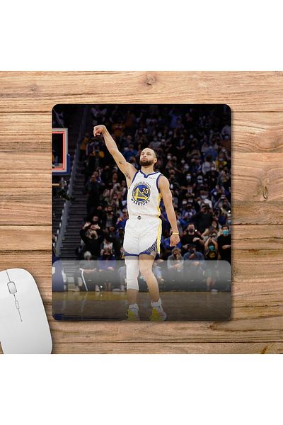 Pixxa ستيفن كاري - ستيف كاري - محارب الدولة الذهبية - لوحة ماوس بمساعدة المعصم من Nba موديل - 1