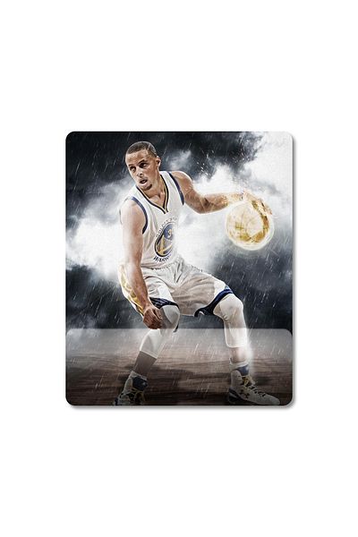 Pixxa ستيفن كاري - ستيف كاري - جولدن ستايت ووريورز - نموذج لوحة ماوس لدعم المعصم Nba - 5