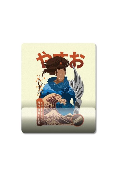Pixxa نموذج لوحة ماوس لدعم المعصم من Yasuo Swordsman - 1