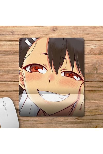 Pixxa لا تلعب معي، Miss Nagatoro - Ijiranaide، Nagatoro-san نموذج لوحة ماوس مع مسند للمعصم - 2