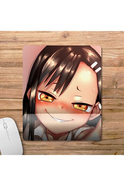 Pixxa لا تلعب معي Miss Nagatoro Ijiranaide Nagatoro-san نموذج لوحة ماوس مع مسند للمعصم - 4