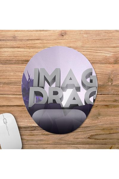 Pixxa نموذج لوحة ماوس يدعم المعصم من Imagine Dragons - 4 بيضاوي