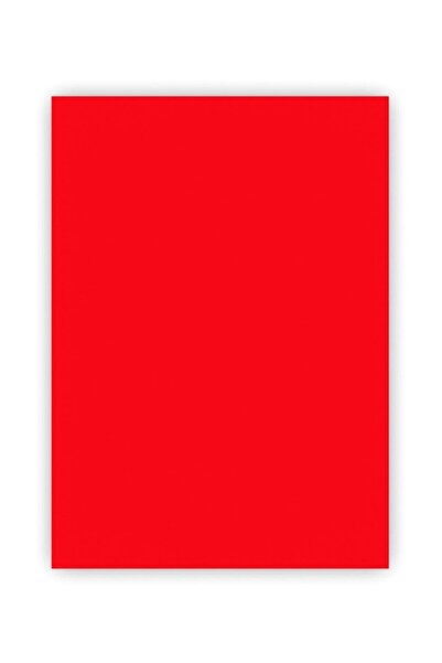 TİFOYS 100 Adet 50x70 Kırmızı Fon Kartonu 120 gram