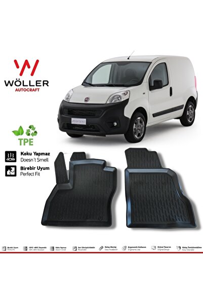 wöller Fiat Fiorino Panelvan Paspas 2007 Sonrası 3d Havuzlu Paspas