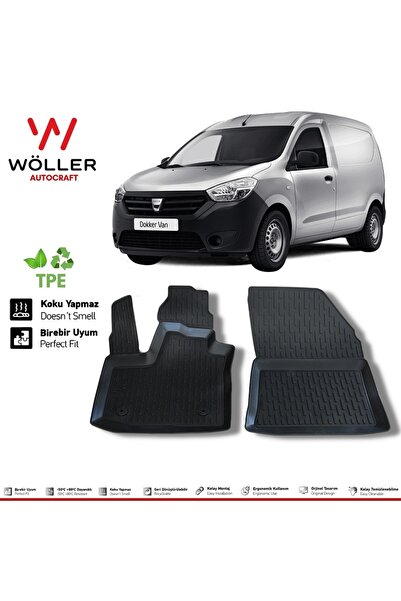 wöller Dacia Dokker Van Paspas 2012 Sonrası 3d Havuzlu Paspas