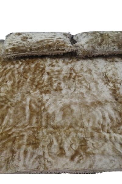 Berk çeyiz Çift Kişilik Peluş Yatak Örtüsü