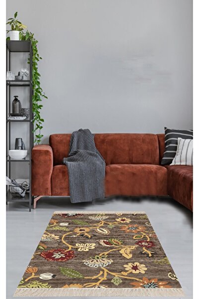 on the clouds Osmanlı Motifi Çiçek Desen Dijital Baskı Yıkanabilir Modern Sal...