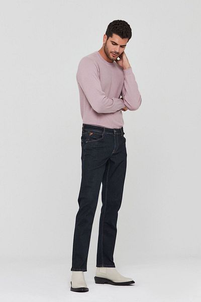 Pantamo Jeans Мъжки дънки Pantamo в тъмносини тънки прави кройки
