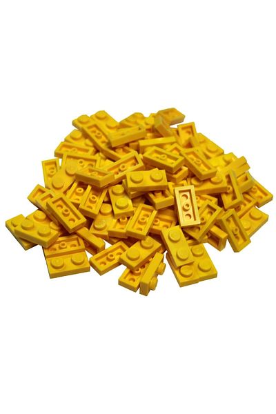 LEGO Original Moc Custom Accessory Creator Plate 1 X 2 Flat Brick Yellow 10 Pieces Will Be Sent