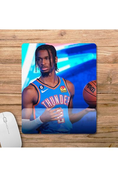 Pixxa Shai Gilgeous-alexander - Oklahoma City Thunder - لوحة ماوس مدعومة بالمعصم من Nba موديل - 1