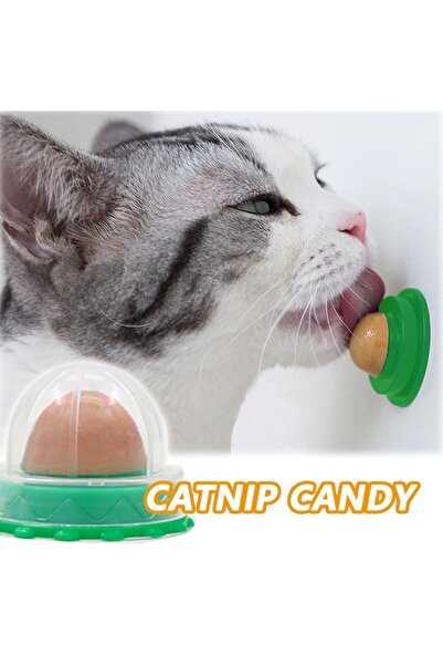 BEYZANA حلوى القطط بالفيتامين - كرة لعق مكافأة النعناع البري