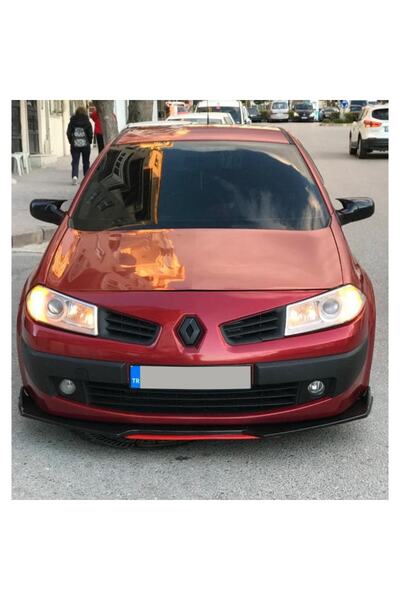 STS Oto Aksesuar Megane 2 2002-2009 Uyumlu Batman Yarasa Ayna Kapağı Piano Bl...