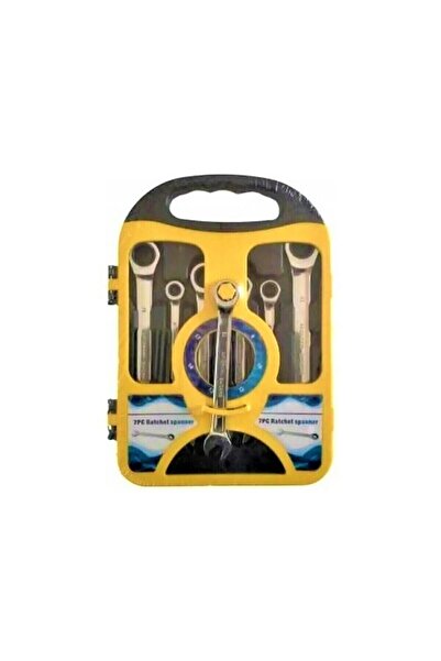 Hell Cırcırlı Kombine Anahtar Seti 7 Li Düz Ve Cırcırlı / 8:19 Mm