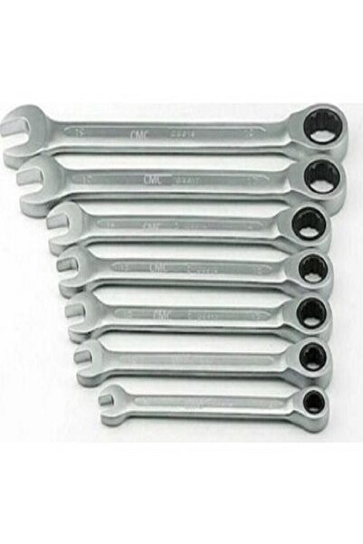 Hell Cırcırlı Kombine Anahtar Seti 7 Li Düz Ve Cırcırlı / 8:19 Mm