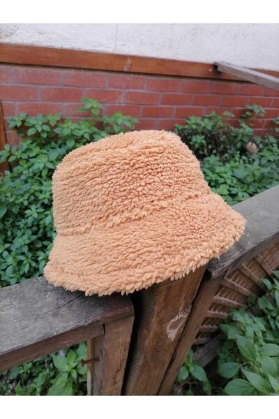 Shopiolog Kadın Peluş Bucket Şapka