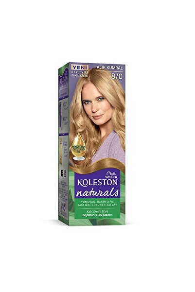 Wella Koleston Naturals Saç Boyası 8/0 Açık Kumral