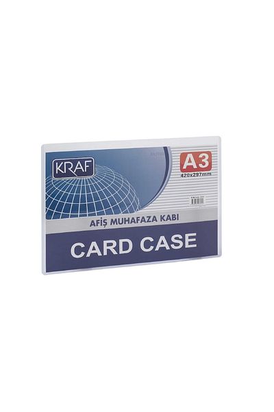 KRAF 15 Pieces Poster Enclosure Container A3 Card Case
