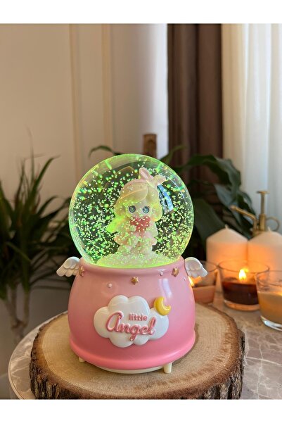 nesever store Mega Boy Aşk Tanrıçası Eros Kar Küresi Otomatik Kar Üflemeli Iş...