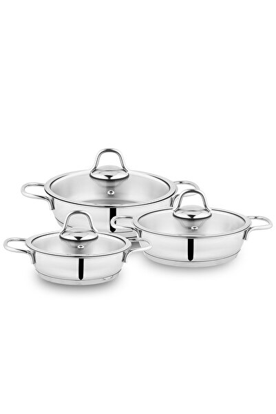 Schafer 6 Para Eva Steel Pan Set - Inox