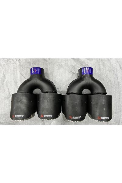 Akrapovic 100 Lük Içi Krom Eşit Egzoz Ucu Seti