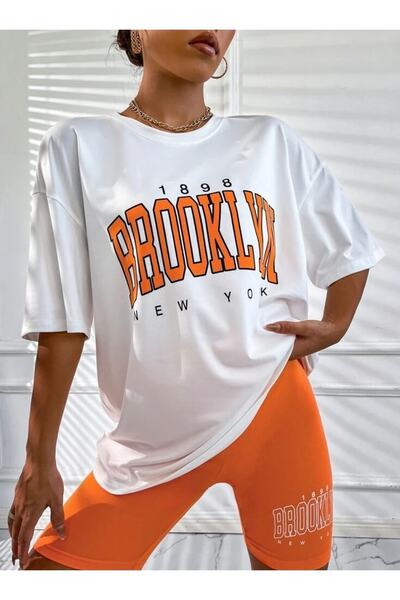 AFROGİYİM Women's Oversize Brooklyn Tights Set