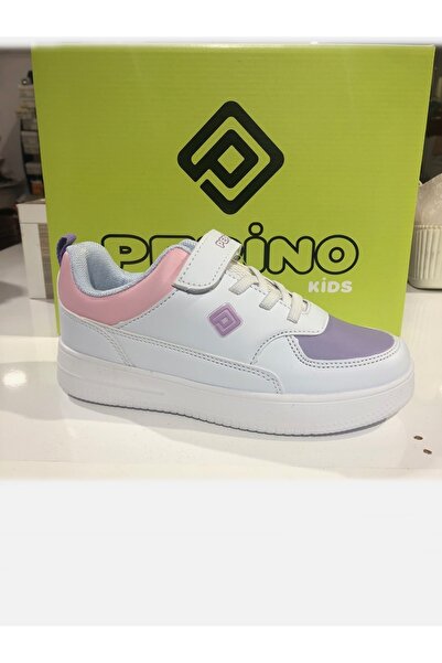 pepino Arme Cıty 1302 Beyaz Pembe Lila Cırtlı Hafif Taban Otopedik Çocuk Ayak...